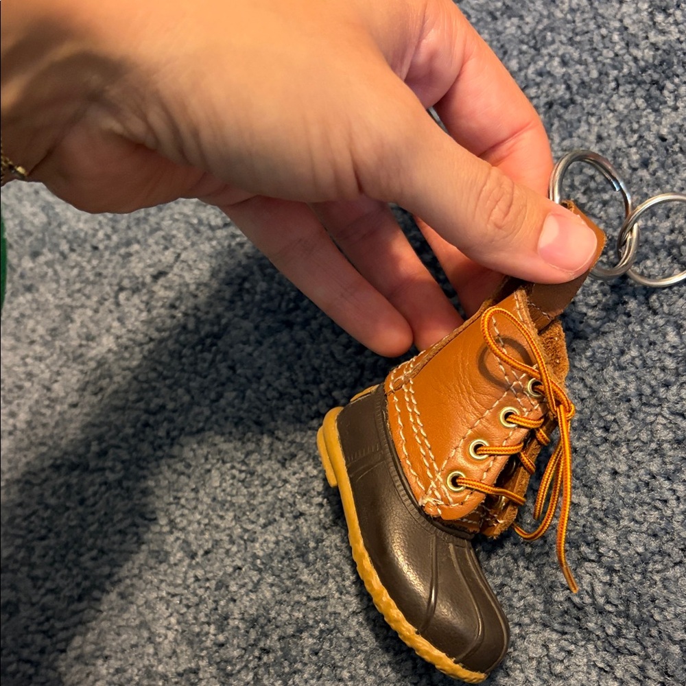 LL Bean bean blog keychain